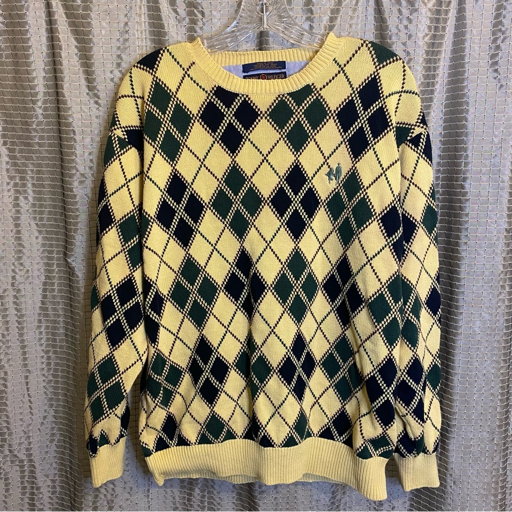 Tommy Hilfiger GOLF VINTAGE PULL OVER SWEATER Size Small